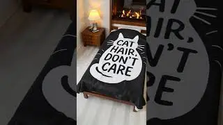 Cozy Cat Hair Blanket for Pet Lovers & Home D&eacute;cor