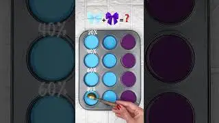 Color Journey: From Sky Blue to Light Purple 🌌💜&rdquo; #colormixing #colormix #colorpalette #artshorts