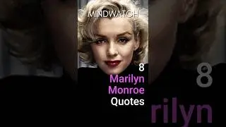 8 Marilyn Monroe Quotes #shorts #marilynmonroe