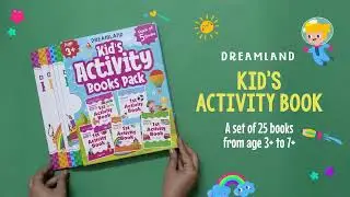 Kids Activity Books | Age Group 3 - 8 yrs | Interactive & Activity | Dreamland Publications