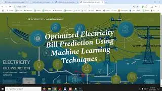 Optimized Electricity Bill Prediction Using Machine Learning Techniques | Python IEEE Project 2025