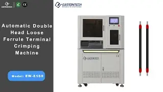 EW-8160 Automatic Double Head Loose Ferrule Terminal Crimping Machine-EASTONTECH