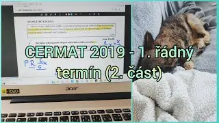 Přijímačky z matiky CERMAT (čtyřleté obory) - 1. řádný termín 2019 (2. část - 6.- 11. úloha)