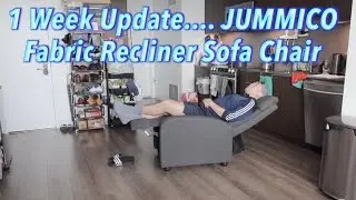 1 Week Update.... JUMMICO Fabric Recliner Sofa Chair