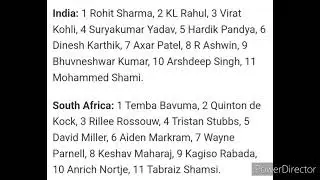 today match/India vs southafrica/india vs southafrica playing 11/today's match timing/t20 wordcup