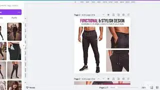 How to customize  our #canva amazon pants product listing image templates #amazon
