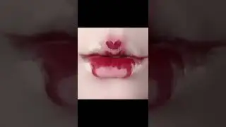 3D Net-Like Lip Makeup Tutorial | Easy Lip Glaze & Gloss Effect#shorts#lipmakeup #beautytips