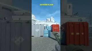 CS2 Nuke OutSide Flash для проталкивания #шорты #cs