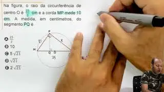 Geometria Plana | Qual a medida do segmento PQ?