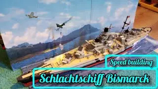 Der Stolz der Kriegsmarine Cobi&reg; 4818 Schlachtschiff Bismarck | [Deutsch, Speed building, Bismarck]