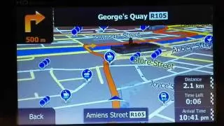 Ireland - Dublin   GPS Navigation Video