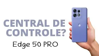 Como ADICIONAR um &Iacute;CONE na CENTRAL de CONTROLE, Moto Edge 50 PRO!