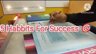 5 Habits for😱 Success🤫🔥 || Life hacks😱 #ytviral #trending #shorts #jee2024 #jee2025 || jee aspirants