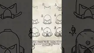 Draw a Spacemarine #warhammer40k #warhammermemes #spacemarines #drawing #tutorial #art #shorts #fyp