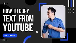 How to copy text from image extension / How to extract text from youtube video |Copy Text From Video