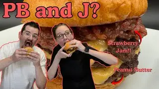 PB and Jelly Smash Burger: This is Our JAM!!! #burger #foodie #recipe #smashburgers #jam