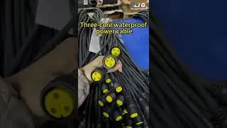 Three-Core Waterproof Power Cable Accessories