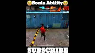 Sonia Character Ability 🔥 Free Fire New Character Sonia Ability Test 😂 #shorts #shortsfeed #Wff007