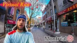 Virtual Run - Video for Treadmill - Montréal : Chinatown