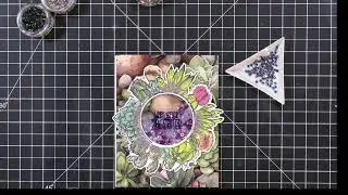 Coloring with Embossing Powders!
