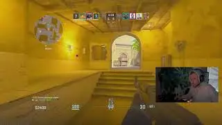 eco round ace ct mirage (stole the ak and ran it) #counterstrike