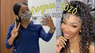 VLOGMAS VLOG || DAYS IN THE LIFE OF A NURSE || SNEAK PEAK OF NURSEBABES SCRUBS ft Sutera