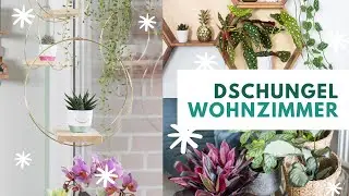 XXL Dschungel Wohnzimmer | Makeover mit DIY für Pflanzenhalter | TRYTRYTRY