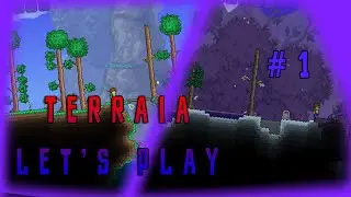 Terraria Let's Play EXPERT #1 (Сложная ночка...)