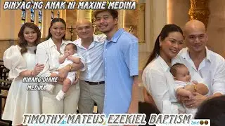 Binyag ng anak ni Maxine Medina at Timmy Llana 🤍 kinuhang ninang si Dianne Medina ni baby Zeke