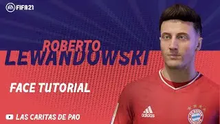 Robert Lewandowski face FIFA 21 lookalike | CLUBES PRO | PROCLUBS
