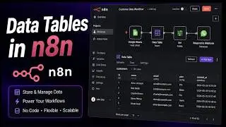 How To Use Data Tables In n8n: The Built-In Database Solution! (2026)