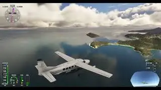 Landing At St Barts In a Cessna Caravan! Princess Juliana-St barts #msfs2020 #cessna #planes