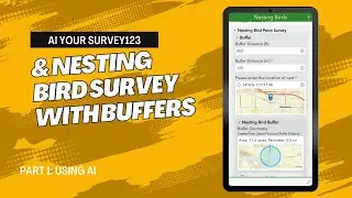 How to build a 🐦 Nesting Bird Surve123 with AI | January 2026 Edition - first half of the workflow