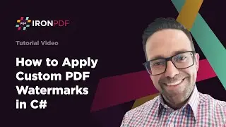 How to Apply Custom PDF Watermarks | IronPDF