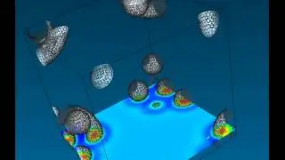 Gliders in the 3D U-Skate World (reaction-diffusion)