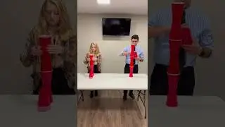 Cup Tower Challenge с Solo Cups #молодежноеслужение #детскоеслужение #молодежнаягруппа #minutetow...
