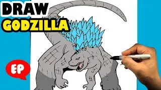 How to Draw GODZILLA | Cool Pose