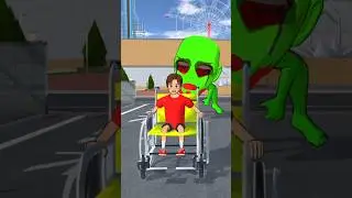 YUTA ON WHEELCHAIR BUGATTI TREND HANTU ZOMBIE #sakura​ #viralvideo​ #sakuraschoolsimulator​ #trend​