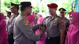 Kado Akhir Tahun, 138 Personel Polresta Bandar Lampung Naik Pangkat Setingkat Lebih Tinggi