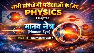 मानव नेत्र (Human Eye) NCERT Physics Animation सभी प्रतियोगी परीक्षाओं के लिए  @ExamCast_Official 