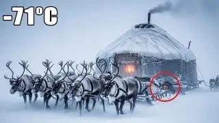 100km Daily Migration | Inside the Moving Tents of Nenets Nomads in Siberia