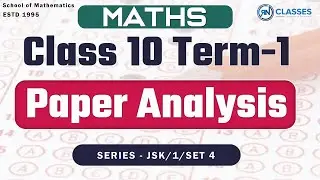 CBSE Term 1 | Class 10 Maths | Answer Key | Series JSK/1 | Paper Discussion | RN Classes #10cbse