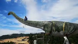 We are installing animatronic dinosaurs for the largest dinosaur park in Malaysia