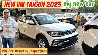 New VW Taigun 2023 PDI | My New German Car @ChandanKhetwal