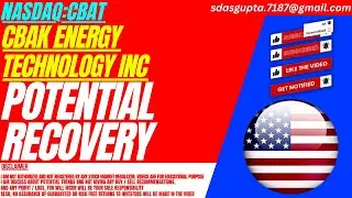 POTENTIAL RECOVERY : CBAT STOCK ANALYSIS | CBAK ENERGY TECHNOLOGY INC STOCK