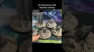 Metalhead Minis: That Time I Made DIY Warhammer 40K Objective Markers