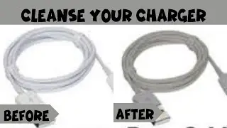 ASMR Cleaning | How To Clean  Mobile Data Cable Easily At Home With Toothpaste | Before And After