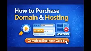How to Buy Domain and Hosting | Step-by-Step Beginner Guide| How to Purchase Domain and Hosting