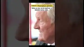 Todorić o financijskom vje&scaron;taku: Ni&scaron;ta ne zna, sav je zgužvan, ni fakultetnema, čudo #shorts