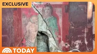 Get an exclusive look at the new excavations underway in Pompeii